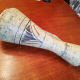 Large ceramic pitcher vase signed Foreign Height 50 cm