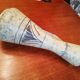 Large ceramic pitcher vase signed Foreign Height 50 cm