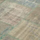Handmade anatolian vintage 200 cm x 303 cm grey patchwork rug