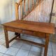 Solid wood farmhouse table