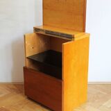 1960s Minimalist Drinks Cabinet with Top and Front Opening