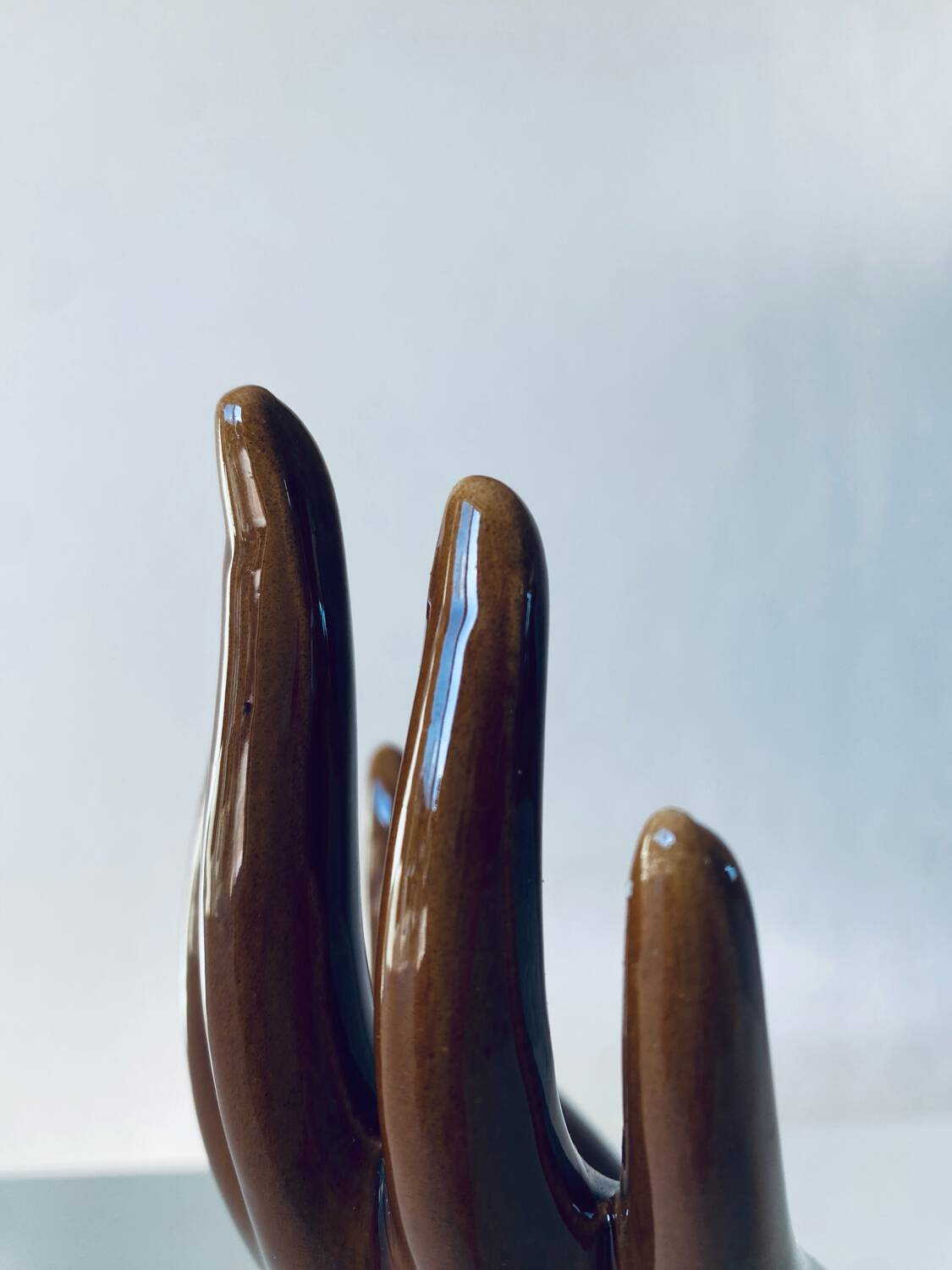 Handmade ceramic vase and jewelry holder