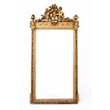 Unusual mirror Napoleon III, France.
