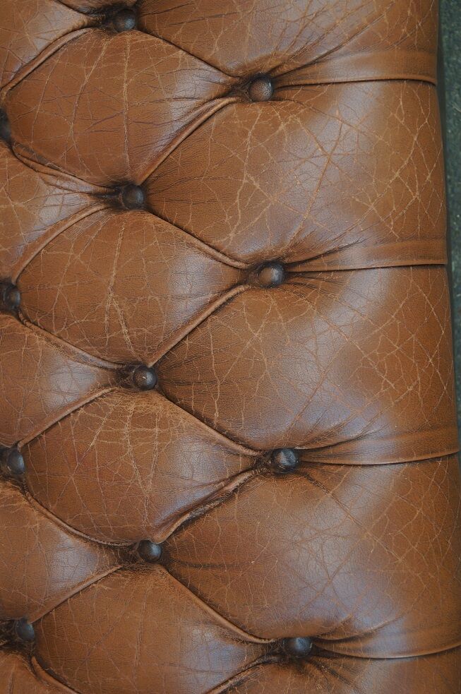 Chesterfield leather sofa