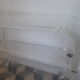 Table basse David Lange sur roulettes plexiglas