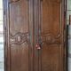 Louis XV two-door oak wardrobe
