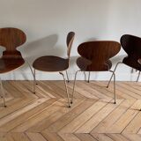 Series of 4 chairs Ant by Arne Jacobsen for Fritz Hansen