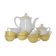 Lunéville-Badonviller KG Brilliant Gene Porcelain Tea Set