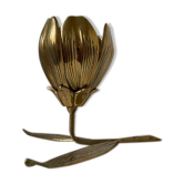 Brass multiple ashtray 1970 "flowers"
