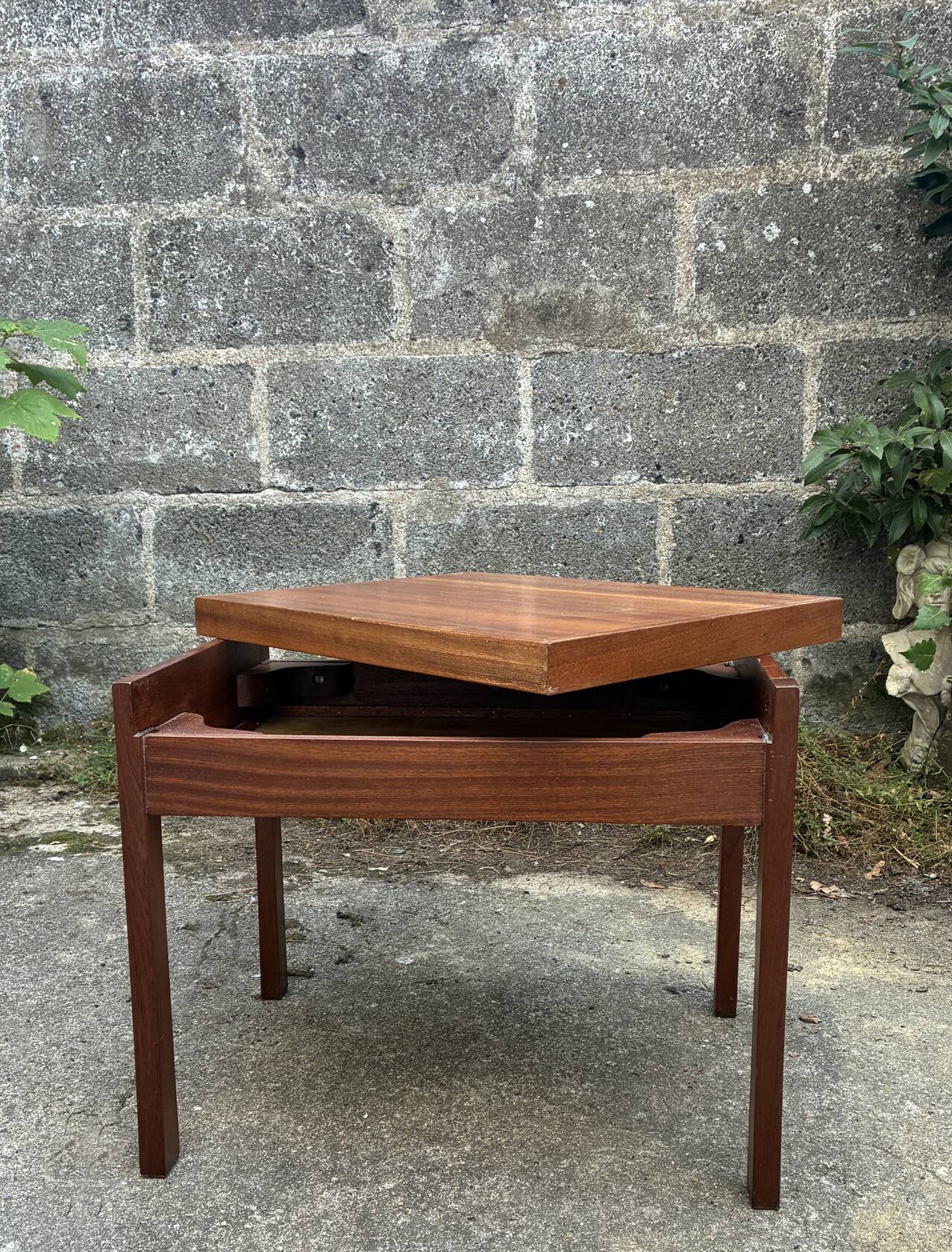 Side table - teak bedside table from the 1960s