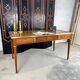 Directoire style flat desk in cherry wood
