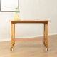 Elegant serving trolley made of fine teak wood with folding function, Gemla, Sweden, 1960s