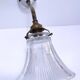 Applique laiton porcelaine verre 1900