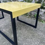 Paire de tables d'appoint en métal vert et noir par Habitat