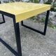 Pair of green and black metal side tables by Habitat
