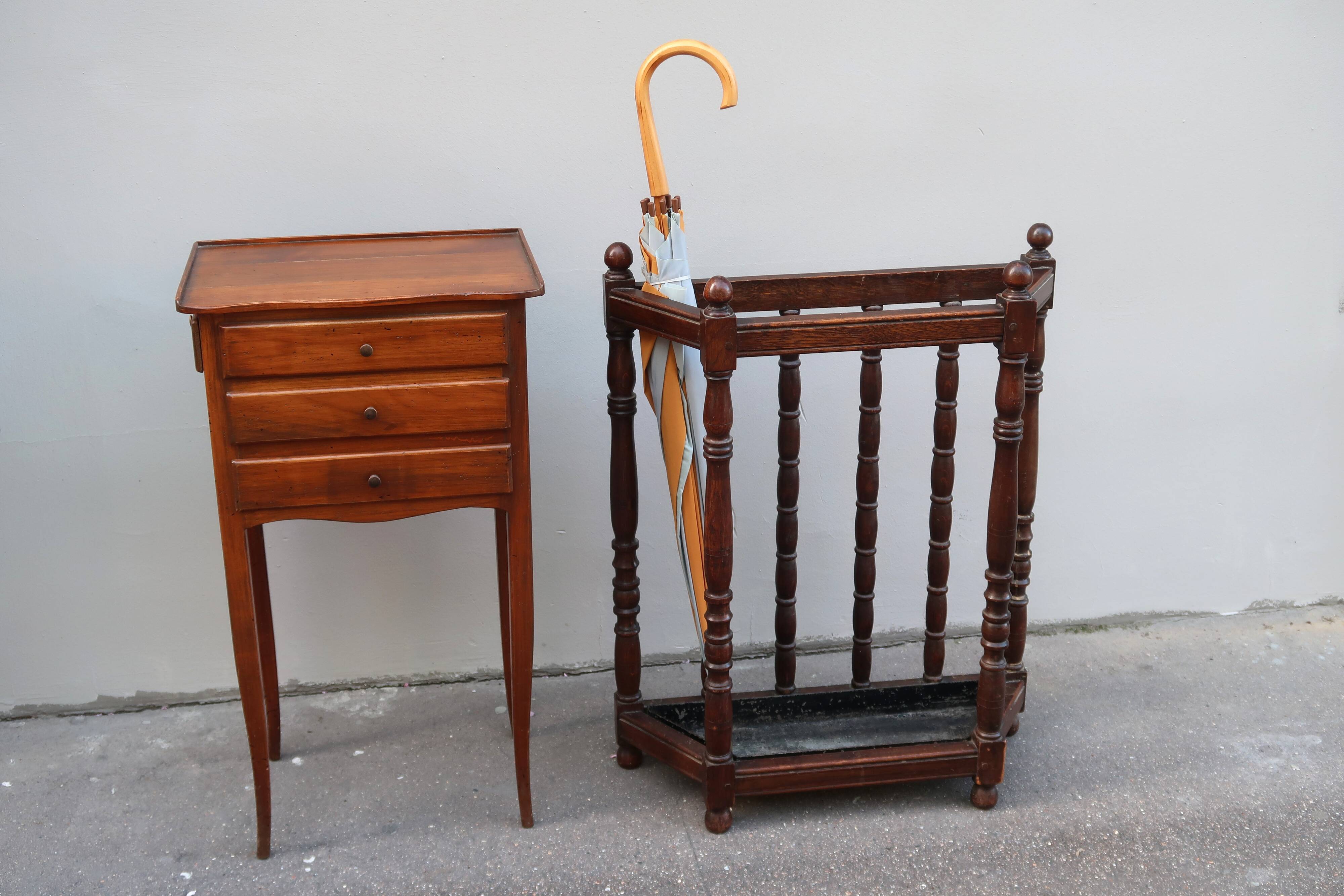 Vintage umbrella stand from the 1920s.