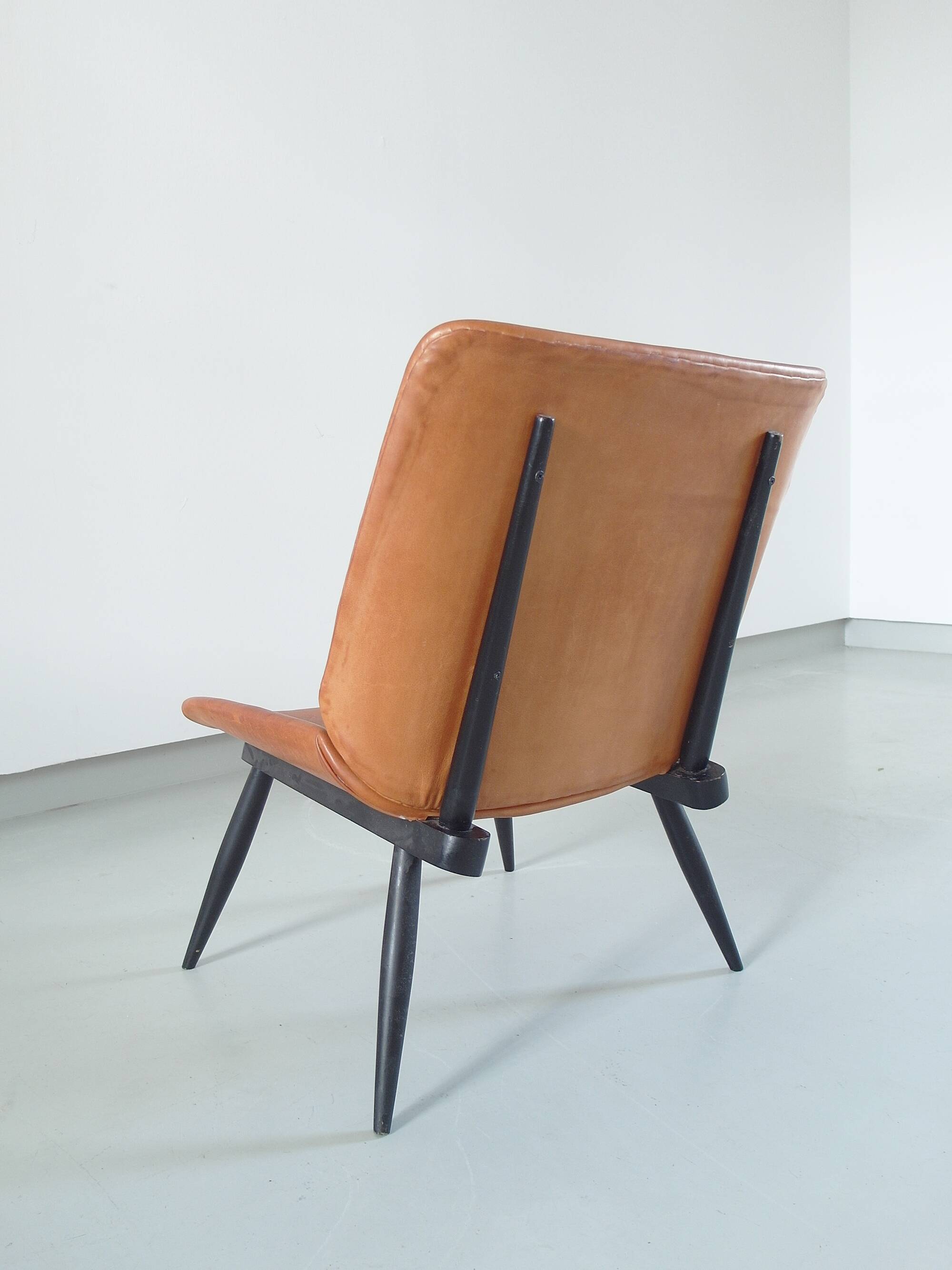 Finnish design leather chair