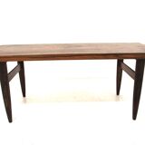 Table basse scandinave en palissandre Suède 1960