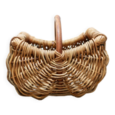 Panier vintage en rotin
