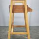 1960s Czech Oak Side Table with Integrated Storage Drawer