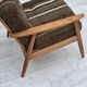 1970s, Danish armchair, beech wood, furniture wool fabric.