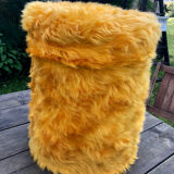 Vintage moumoute pouf