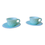 Tasses opaline