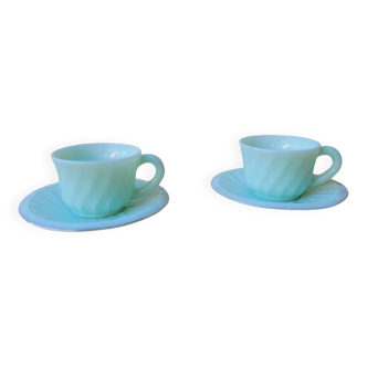 Opaline cups