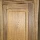 Restored solid oak bonnetière wardrobe