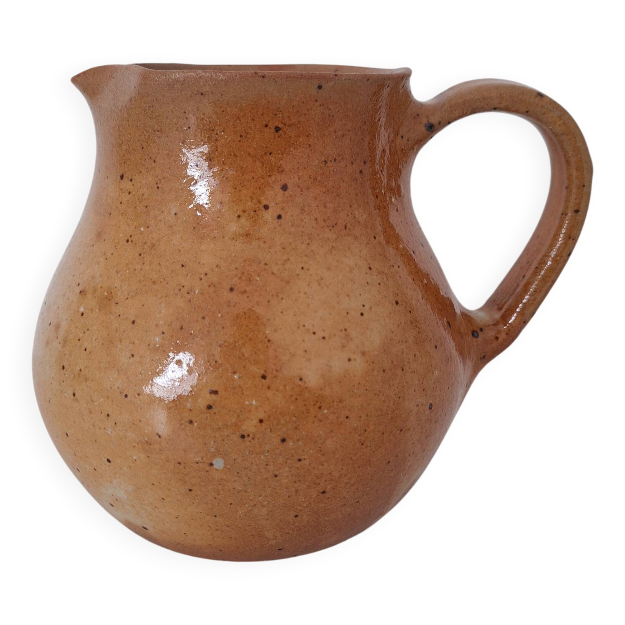 Pichet en grès années 70