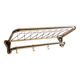 Vintage coat rack like a train luggage rack
