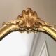 Miroir baroque cadre bois doré 52x74cm