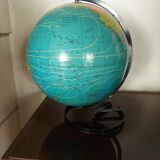 Globe terrestre , Mappemonde vintage tarides , 1977