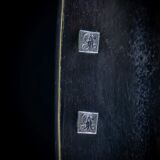 Silver-plated vegetable dish with matching tray – stamped