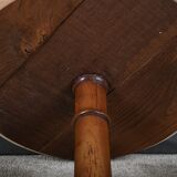 Walnut and marble gueridon, Restoration style – early 20th century