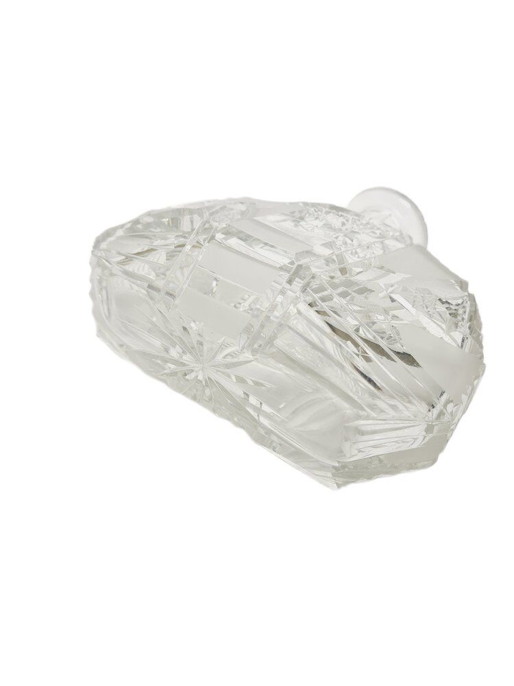 Art Deco glass water carafe, Czechoslovakia, 1950s