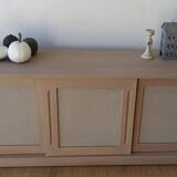 Scandinavian woden long sideboard.