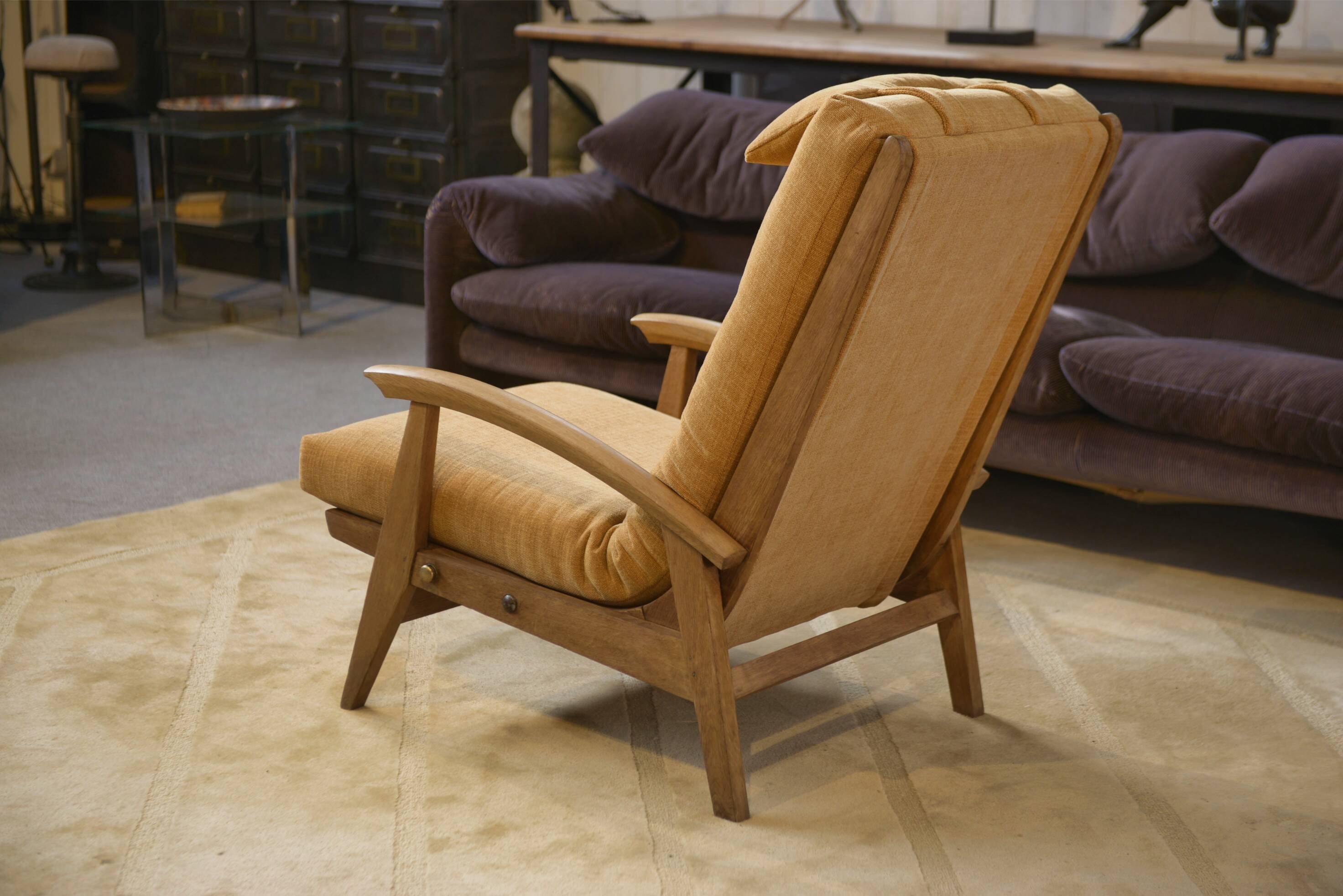 Armchair model FS 134 by Guy Besnard for Free Span 1950s