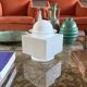 Sergio Asti, postmodern white ceramic vase, Cedit Italy 1970s