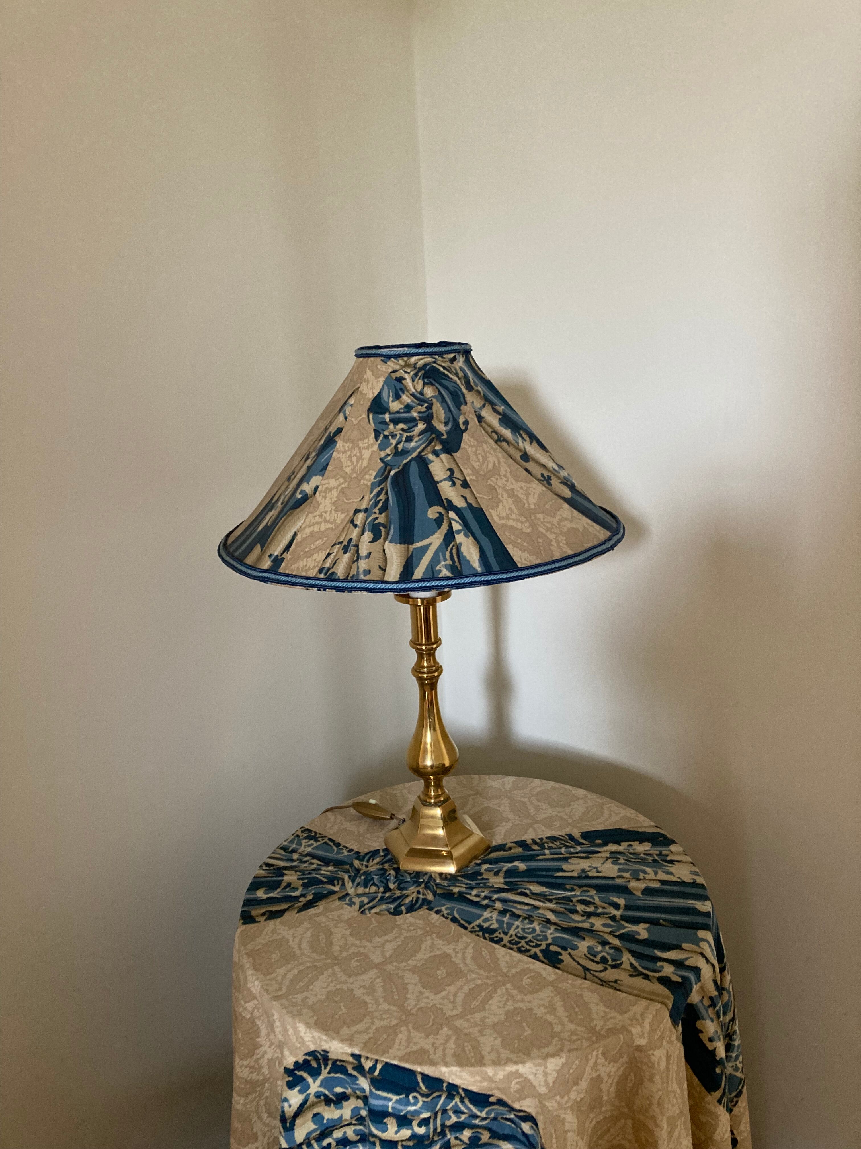 Fabric lampshade
