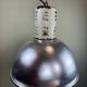 Rare industrial suspension Osram HQL – large aluminium reflector 53