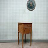 Bedside table with marble top (refurbished)