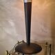 Chrome gold mushroom lamp (known as liner) 1975 to 85., h41 x l31 good condition
