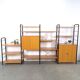 Ikea modulair wandsysteem Niklas met kasten en planken vintage
