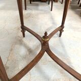 Napoleon III style desk table with 20th century inlaid top