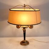 Lampe en laiton doré, style empire - début XXe