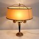 Golden brass lamp, empire style - early twentieth century