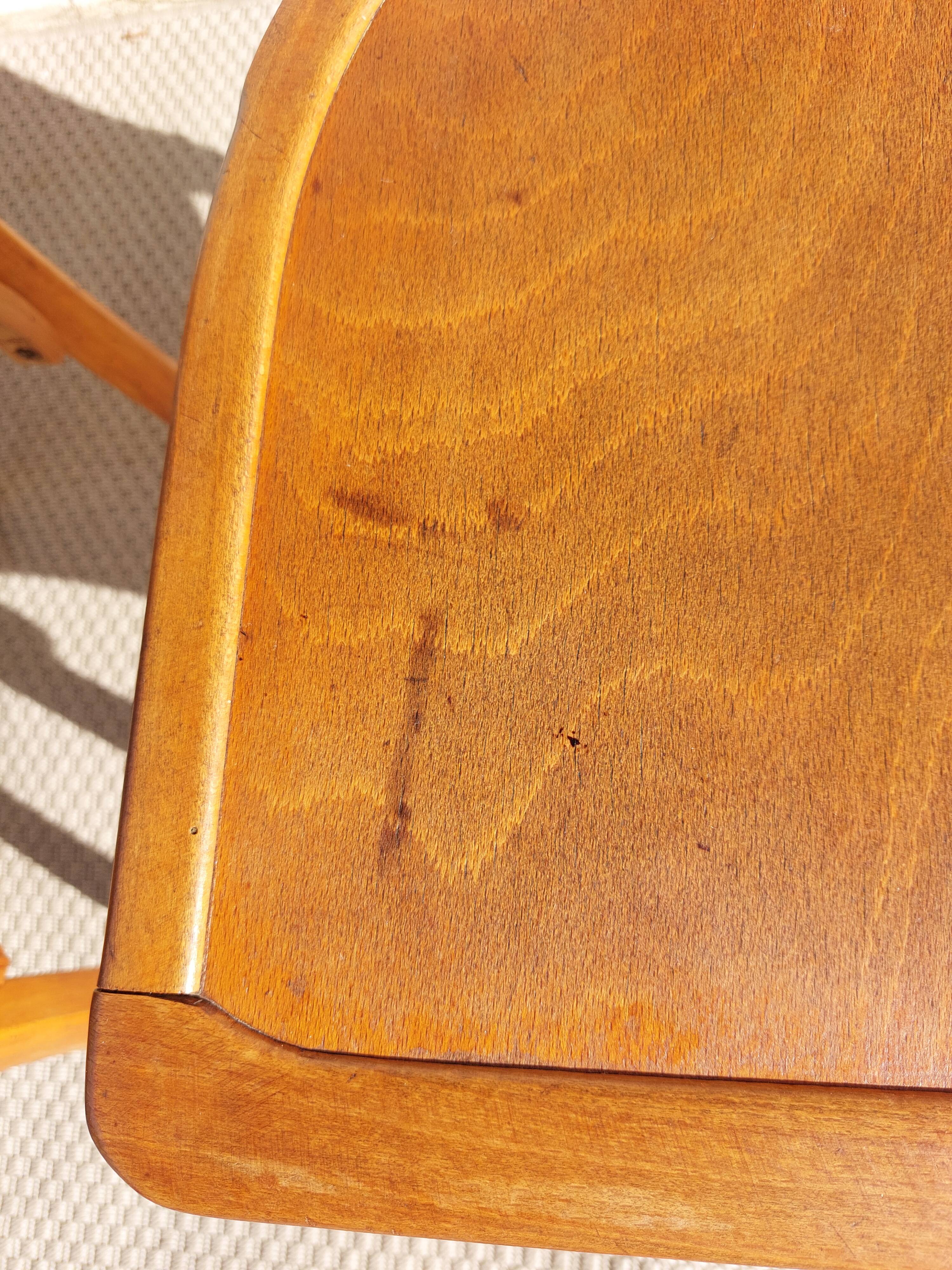 3 Luterma bistro chairs, medium oak finish