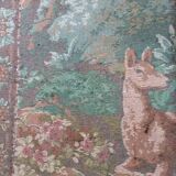 Old Wall Hanging Tapestry Hunting Theme 118 X 170 Cm