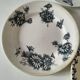 Set of 6 ironstone plates in shades of blue, late 19th to early 20th century.